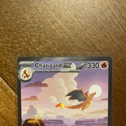 Pokemon TCG Charizard EX 199/165 Scarlet & Violet 151 Card Sir NM/M Condition - Image 3