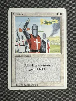 MTG Revised Edition Crusade - Banned - HP - Vintage - Image 1