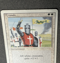 MTG Revised Edition Crusade - Banned - HP - Vintage - Image 3