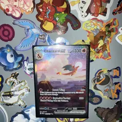 Pokemon Charizard EX Holo TCG Card 199/165 Scarlet & Violet 151 Series SIR - Image 2