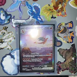 Pokemon Charizard EX Holo TCG Card 199/165 Scarlet & Violet 151 Series SIR - Image 3