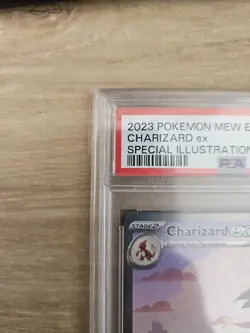 Pokemon TCG Charizard EX 199/165 Scarlet Violet 151 English Card PSA 10 GEM MINT - Image 2
