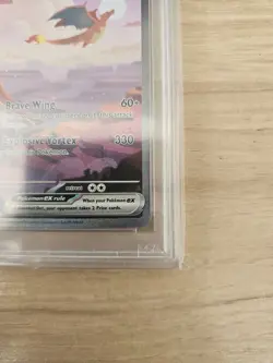 Pokemon TCG Charizard EX 199/165 Scarlet Violet 151 English Card PSA 10 GEM MINT - Image 4