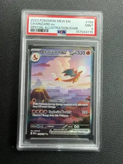 Pokemon TCG Charizard EX Scarlet & Violet 151 Card 199/165 - Image 1