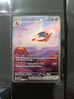 Pokemon TCG Charizard EX 151 Ultra Rare Card Scarlet & Violet Series 199/165 Nm - Image 1