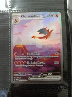 Pokemon TCG Charizard EX 151 Ultra Rare Card Scarlet & Violet Series 199/165 Nm - Image 2
