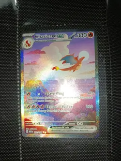 Pokemon TCG Charizard EX 151 Ultra Rare Card Scarlet & Violet Series 199/165 Nm - Image 3