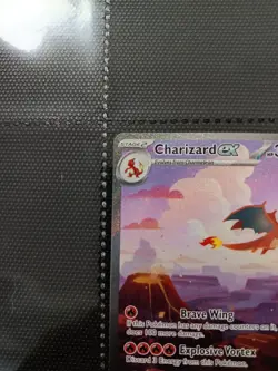 Pokemon TCG Charizard EX 151 Ultra Rare Card Scarlet & Violet Series 199/165 Nm - Image 5