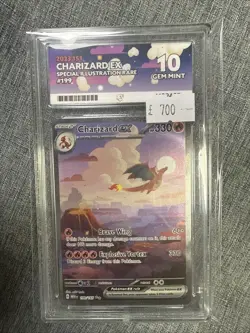 Pokemon TCG Charizard EX Scarlet & Violet 151 Card 199/165 Ace 10 - Image 1