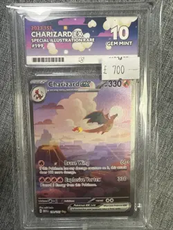 Pokemon TCG Charizard EX Scarlet & Violet 151 Card 199/165 Ace 10 - Image 2
