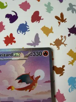 Pokemon TCG Charizard EX 199/165 Scarlet Violet 151 English Card - Image 3