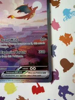 Pokemon TCG Charizard EX 199/165 Scarlet Violet 151 English Card - Image 5