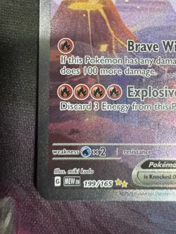 Pokemon TCG Charizard EX Card 199/165 Scarlet Violet 151 Series - Image 5