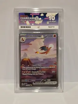 Pokemon TCG Charizard EX Scarlet & Violet 151 Card 199/165 Ace 10 - Image 1