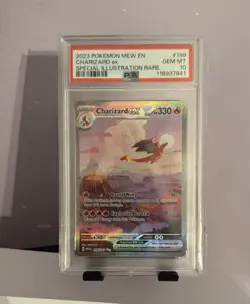 Pokemon TCG - PSA 10 Charizard EX 199/165 Scarlet & Violet 151 English Card - Image 1