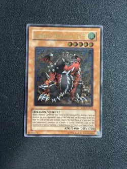 Yugioh Armed Dragon LV5 Ultimate Rare SOD-EN014 Soul of the Duelist Unlimited LP - Image 1