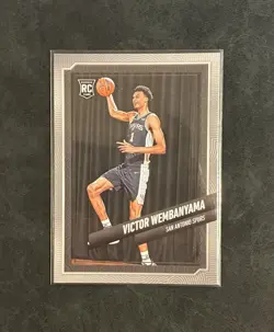 2023 Panini Monopoly Starter Deck Victor Wembanyama RC ErrorU Purple Name Tag - Image 1
