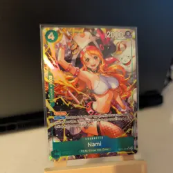 One Piece TCG Nami (Alternate Art) (OP14-031) - The Azure Sea's Seven Foil NM #2 - Image 1