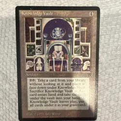 Wizards WOTC Magic: The Gathering Knowledge Vault Legends Rare 1994 - Image 1