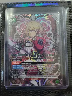 Bandai Solo Leveling Union Arena Hunter Cha Hae-In 2* Foil Auto UA05BT - Image 1