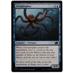 x1 Octoprophet J22 MTG M/NM Common Blue Creature Octopus Jumpstart 2022 TCG CCG - Image 1