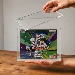 Union Arena Booster Box Acrylic Display Case Magnetic Lid Edition UV - Image 1