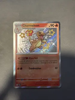 Pokemon Charmeleon Holo Baby Shiny Paldean Fates 110/091 NM Condition - Image 1
