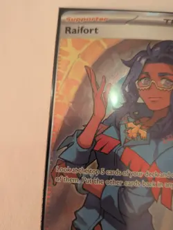 Pokemon Prismatic Evolutions Raidort Trainer ERROR CARD - Image 3