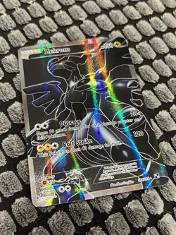 Pokemon TCG Zekrom Black White Holo Card 114/114 Damaged - Image 2