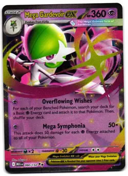 Mega Gardevoir ex 060/132 - Mega Evolution Double Rare Pokemon TCG - NM Card - Image 1