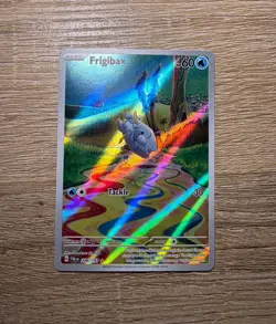 Pokemon Frigibax 208/193 NM Illustration Rare Holo SV02 Paldea Evolved EN - Image 1