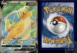 Dragonite V 076/078 Ultra Rare Pokemon GO Pokemon Holo NM/M - Image 2