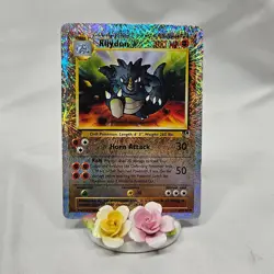 Rhydon 35/110 Ledendary Collection Reverse Holo Pokemon Card - Image 1