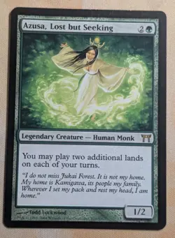 1x Azusa, Lost but Seeking - Champions of Kamigawa Magic The Gathering Card MTG - Image 1