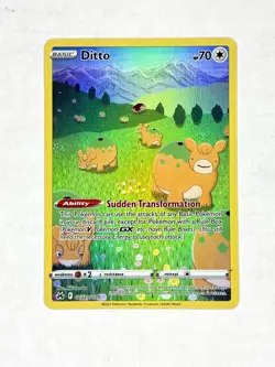 Pokemon TCG Ditto Ultra Rare Full Art Holo GG22/GG70 Galarian Gallery EN - Image 1