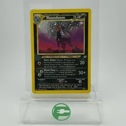 Pokemon TCG Neo Revelation Houndoom #8 Holo ENG LP - Image 1