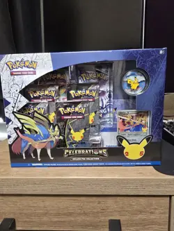 Pokemon TCG Celebrations Deluxe Pin Collection Zacian Promo 2021 (ONE PER ORDER) - Image 1