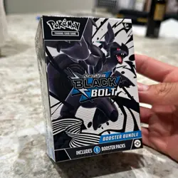 Pokemon TCG Scarlet & Violet: Black Bolt Booster Bundle Box, 6 Packs (2025) - Image 1