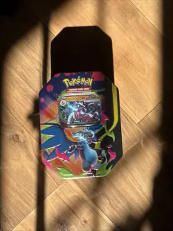 Pokemon TCG Mega Charizard X EX Tin Charizard Promo New Sealed - Image 1
