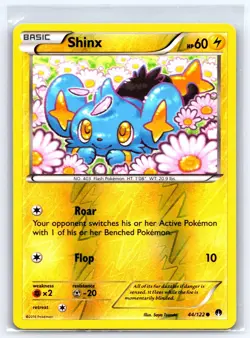 Shinx 44/122 Common BREAKpoint Pokemon Reverse Holo Lightly Played - Image 1