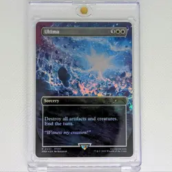 MTG x FF Ultima Tournament Winner Borderless Foil Promo Card - Image 1