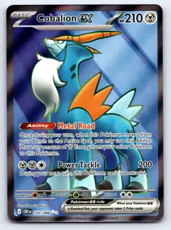 Cobalion ex 103/086 Ultra Rare ME04: Chaos Rising Pokemon Near Mint - Image 1