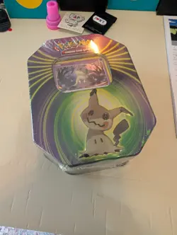 Pokemon Mighty Mysterious Tin Mimikyu 2021 Sealed Collectible Tin - Image 1