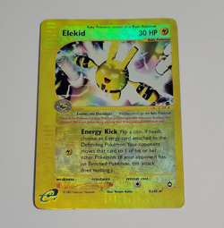Pokemon TCG Elekid 009/147 Aquapolis Rare Reverse Holo EN Basic 30HP 2002 - Image 1