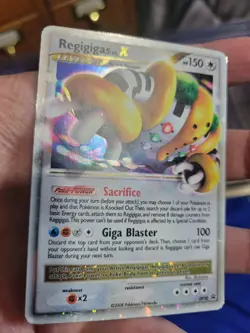 Pokemon Regigigas LV.X DP30 Diamond & Pearl Promo Level Up 150 mod play - Image 2