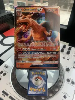 POKEMON CHARIZARD GX #SM195 (JUMBO Holo 2019) NM BLACK STAR PROMO - Image 1