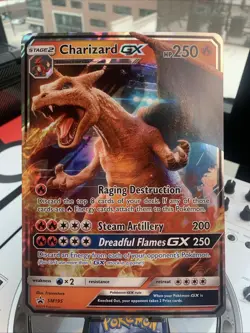 POKEMON CHARIZARD GX #SM195 (JUMBO Holo 2019) NM BLACK STAR PROMO - Image 2