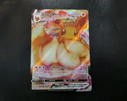 Eevee VMAX SWSH087 Full Art Black Star Promo Pokemon Card NM - Image 1