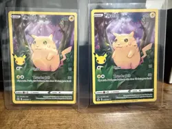 Pokemon TCG: Two Pikachu Celebrations 005/025 Holo Rare Holofoil - NM - Image 1