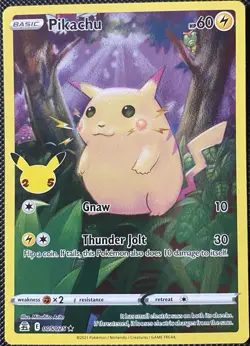 Pikachu 005/025 Celebrations Holo - Pokemon Card - Image 1